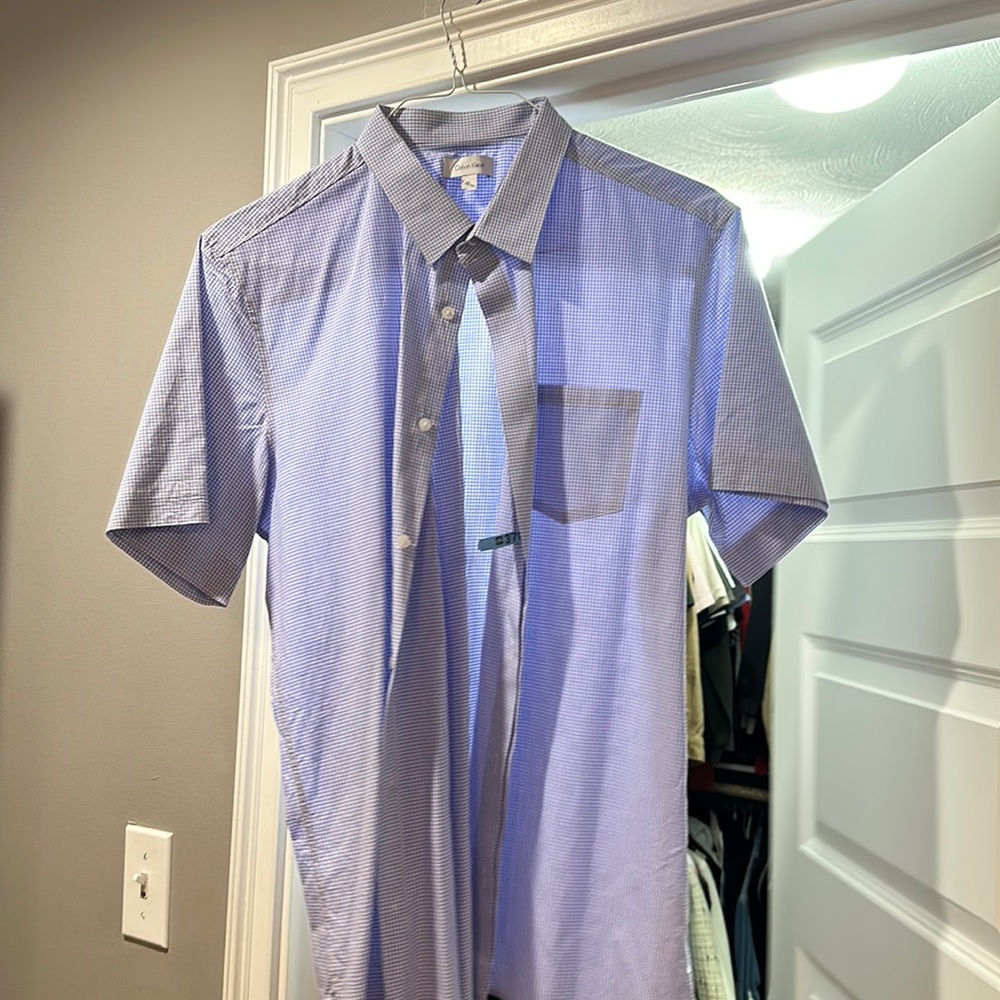 Calvin Klein Men’s Lavender Button Down shirt